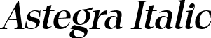 Astegra Italic font - Astegra Italic.ttf