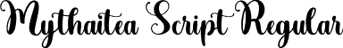 Mythaitea Script Regular font - Mythaitea Script.otf