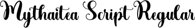 Mythaitea Script Regular font - Mythaitea Script.ttf