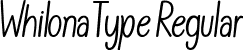 Whilona Type Regular font - Whilona Type.ttf