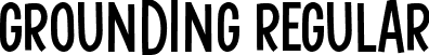 Grounding Regular font - Grounding.otf