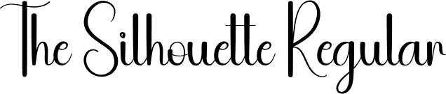 The Silhouette Regular font - The-Silhouette.otf