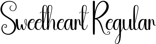 Sweetheart Regular font - Sweetheart.otf
