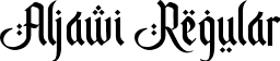 Aljawi Regular font - Aljawi.ttf