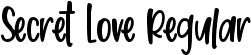 Secret Love Regular font - Secret Love.ttf