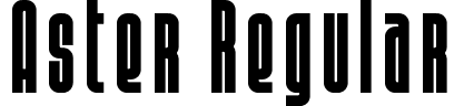 Aster Regular font - Aster.otf