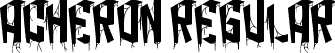 ACHERON Regular font - ACHERON.ttf