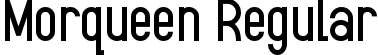 Morqueen Regular font - Morqueen.ttf