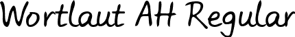 Wortlaut AH Regular font - wortl-r.ttf