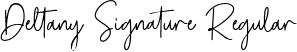 Deltany Signature Regular font - Deltany Signature.ttf