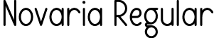 Novaria Regular font - Novaria.otf