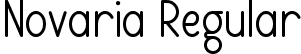 Novaria Regular font - Novaria.ttf