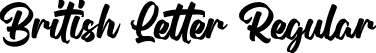 British Letter Regular font - British Letter.ttf