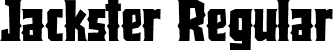 Jackster Regular font - Jackster.ttf