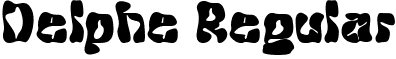 Delphe Regular font - Delphe.ttf