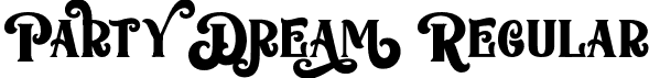 Party Dream Regular font - Party Dream.otf