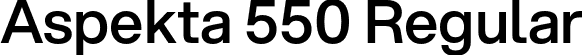 Aspekta 550 Regular font - Aspekta-550.otf