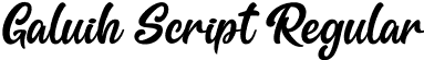 Galuih Script Regular font - GaluihScript.otf