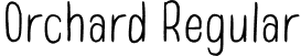 Orchard Regular font - Orchard Free.ttf