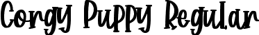 Corgy Puppy Regular font - Corgy Puppy.ttf