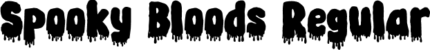 Spooky Bloods Regular font - Spooky-Bloods.otf