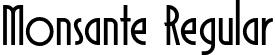 Monsante Regular font - Monsante.otf