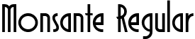 Monsante Regular font - Monsante.ttf