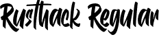 Rusthack Regular font - Rusthack.otf