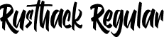 Rusthack Regular font - Rusthack.ttf