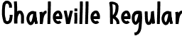 Charleville Regular font - Charleville Free.ttf