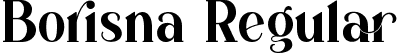 Borisna Regular font - Borisna.ttf