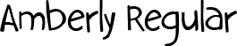 Amberly Regular font - Amberly Free.ttf