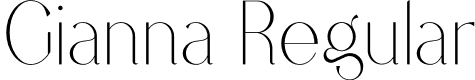 Gianna Regular font - Gianna.otf