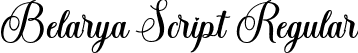 Belarya Script Regular font - Belarya Script.ttf