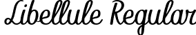 Libellule Regular font - Libellule-Regular.ttf