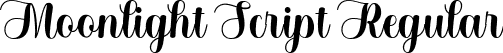 Moonlight Script Regular font - Moonlight Script.ttf