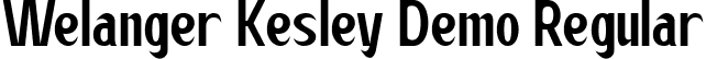 Welanger Kesley Demo Regular font - Welanger Kesley Demo.ttf