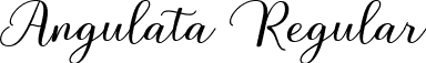 Angulata Regular font - Angulata.ttf