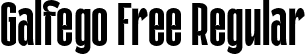 Galfego Free Regular font - Galfego Free.otf
