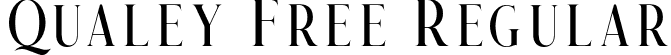 Qualey Free Regular font - Qualey.otf