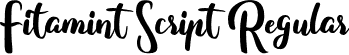 Fitamint Script Regular font - Fitamint Script.otf