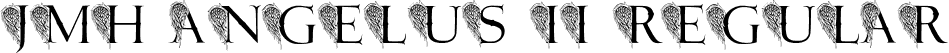 JMH Angelus II Regular font - JMH Angelus II.otf