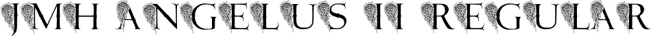 JMH Angelus II Regular font - JMH Angelus II.ttf