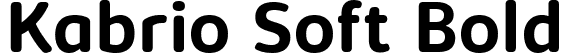 Kabrio Soft Bold font - Kabrio-Soft-Bold-trial.ttf