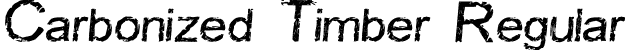 Carbonized Timber Regular font - Carbtim.ttf