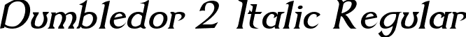 Dumbledor 2 Italic Regular font - dum2Ital.ttf