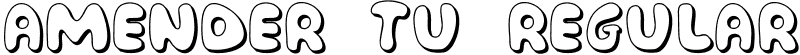 Amender Tu Regular font - Amender_Tu.ttf