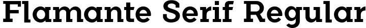Flamante Serif Regular font - Flamante-Serif-FFP.ttf