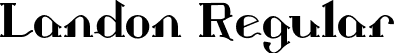 Landon Regular font - Landon.otf