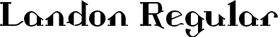 Landon Regular font - Landon.ttf